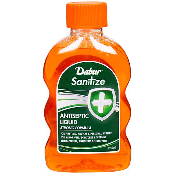 Dabur Sanitise Antiseptic Liquid, 125ml